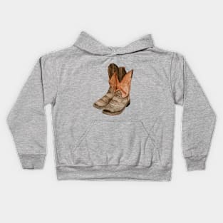 These boots are made for walking Kids Hoodie